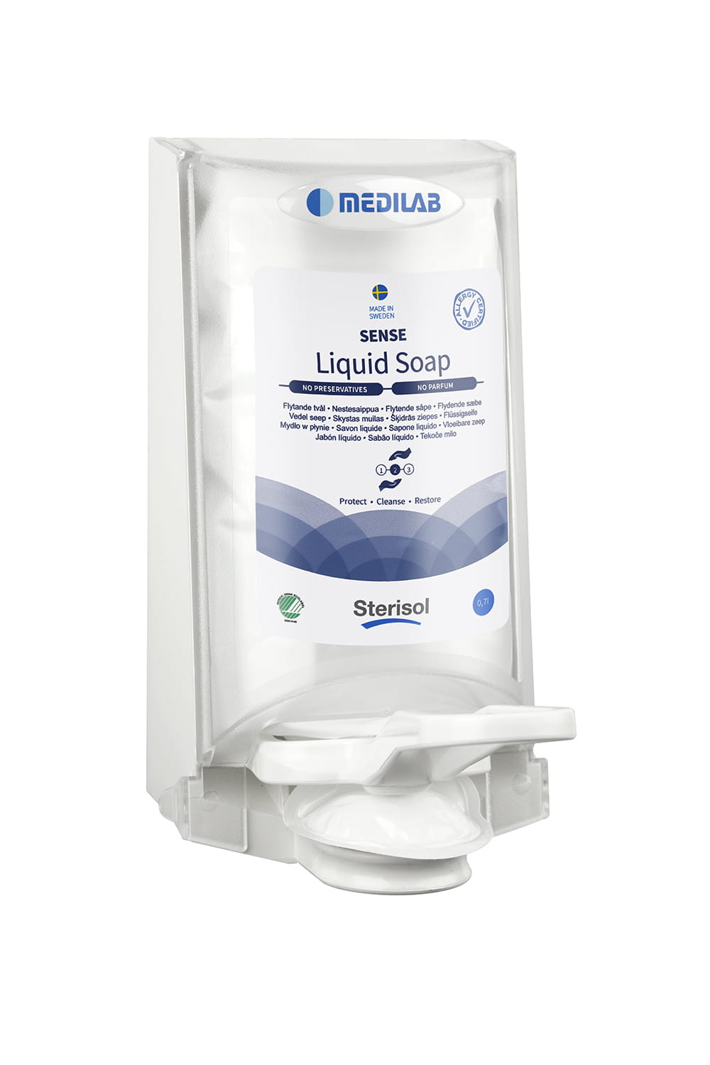 Sterisol Sense Liquid Soap – emulsja do mycia rąk przed dezynfekcją chirurgiczną, 700 ml