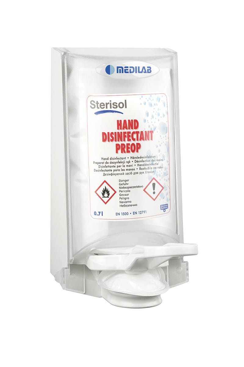 Sterisol Preop – alkoholowy płyn do dezynfekcji rąk przed zabiegami, 700 ml