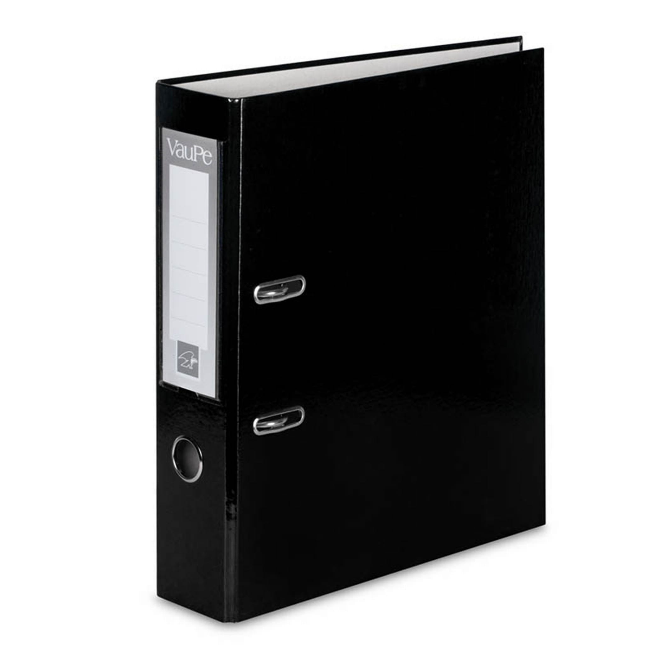 Segregator A4 75 mm VAUPE – dźwigniowy, kolor czarny