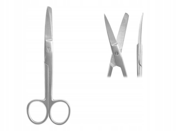 Nożyczki operacyjne O/T zagięte