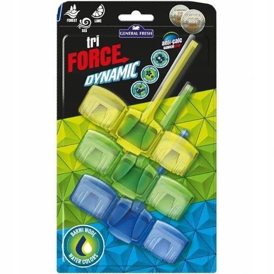 Kostka, zawieszka do WC Tri Force MIX 3szt