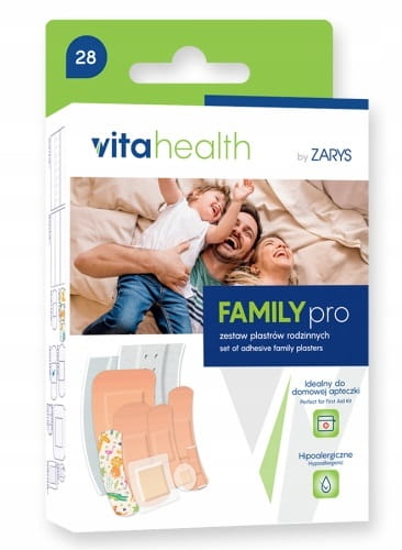 Zestaw plastrów rodzinnych VitaHealth FAMILYpro